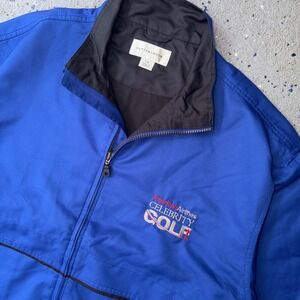 Cutter & Buck Mens Royal Blue American Airlines Celebrity Golf Windbreaker L